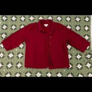 Red Cardigan/ Top